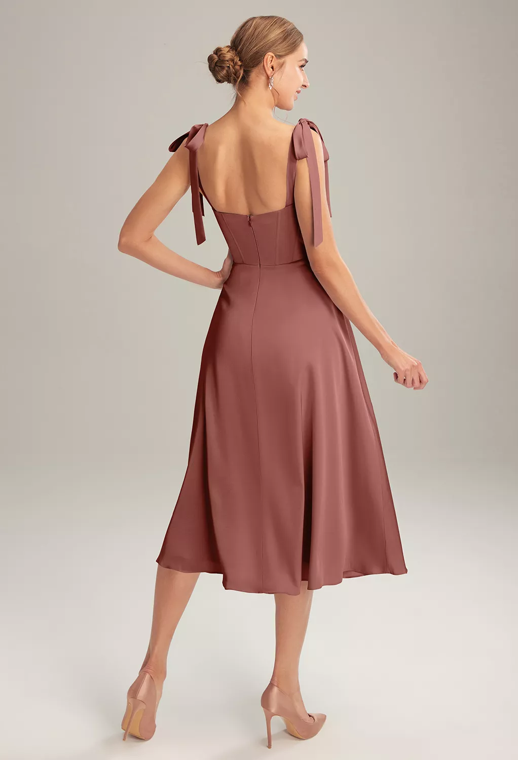 AW Mae Desert Rose  Spring Wedding Guest Dresses